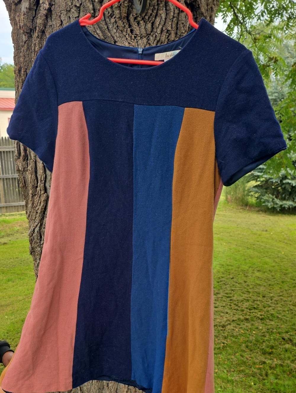 Boden Colorblock Dress, Size 12